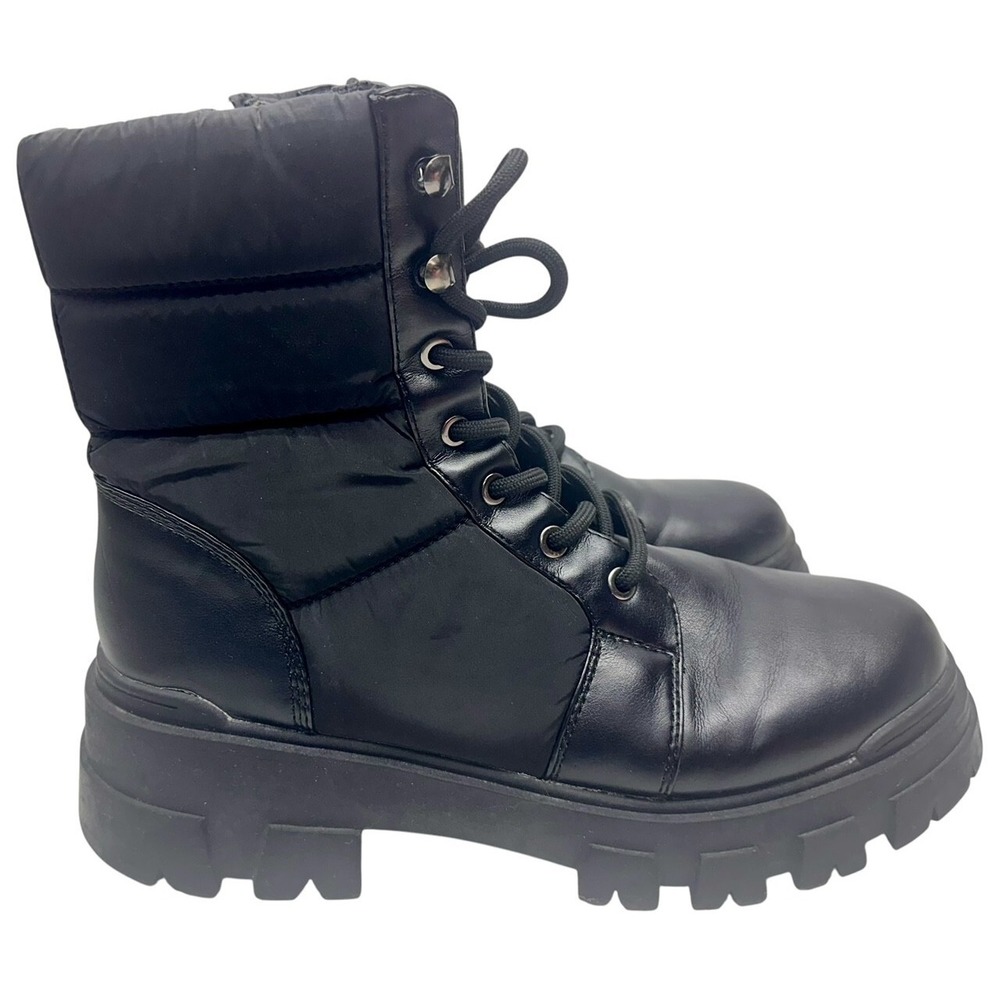 MARC FISHER  Adie 2 Black, Lace Up, Combat Boot, Women / Size‎ 9.5 [154 0621] - Picture 4 of 13